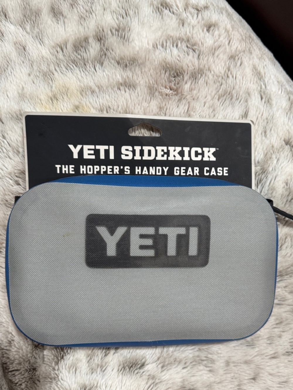 Yeti Sidekick Gray and Blue Gear Case